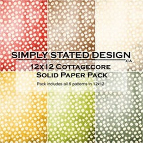 Cottagecore - 12x12 Collection Pack - Solids