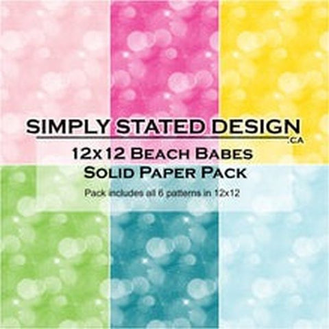 Beach Babes - 12x12 Collection Pack - Solids