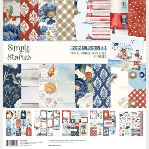 Simple Vintage Sand & Sea - 12x12 Collection Pack