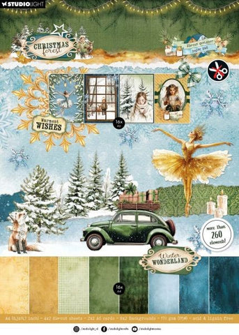 Christmas Forest - Die-Cut Designer Paper Pad