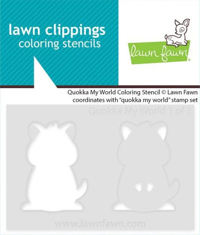 Quokka My World - Coloring Stencils