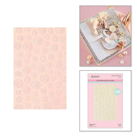 Haberdashery Buttons - 3D Embossing Folder