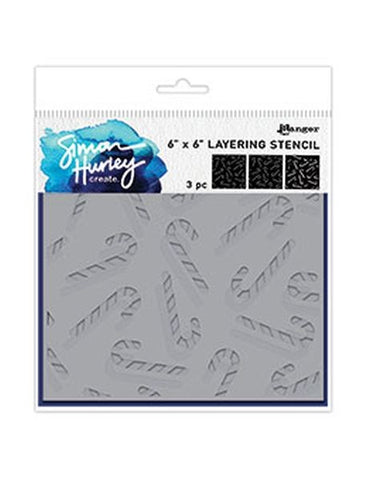 Candy Canes - Stencil