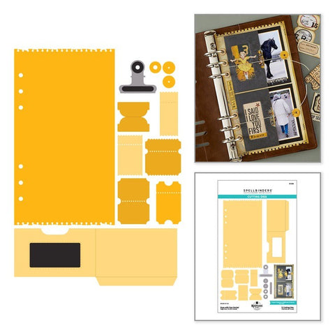Turn the Page Collection - Page with Flap Pocket Dies