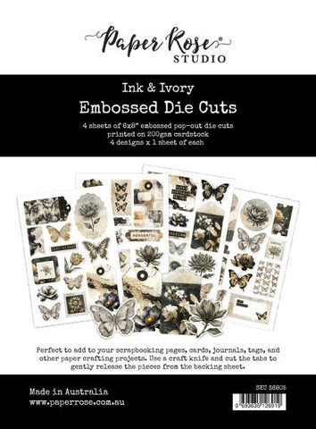 Ink & Ivory - Embossed Die Cuts