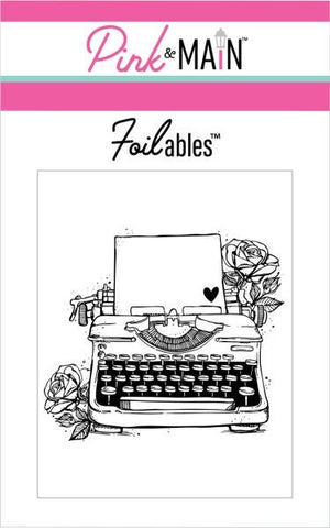 Foilables Panels - Typewriter