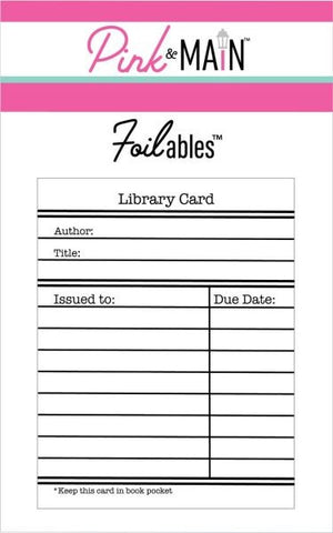 Foilables Panels - Library Card