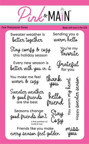 Comfy & Cozy Clear Stamps