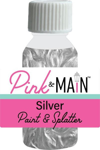 Paint & Splatter - Silver