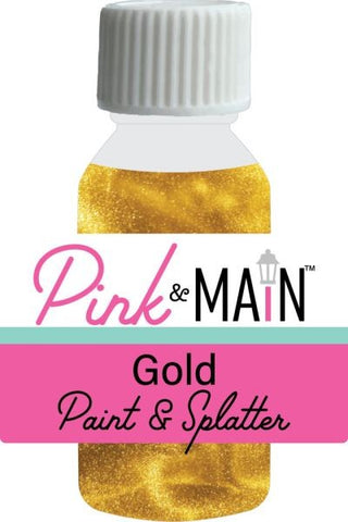 Paint & Splatter - Gold
