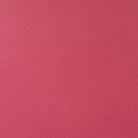 Canvas Texture Cardstock - Rosy Red