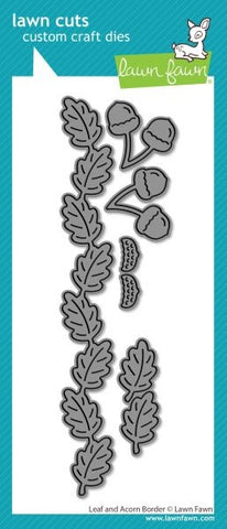 Leaf and Acorn Border Dies