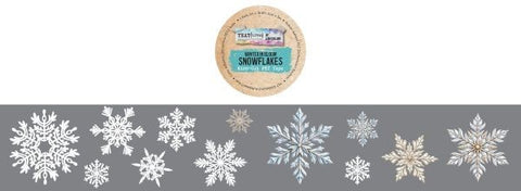 Winter in Bloom - PET Tape Cut - Snowflakes