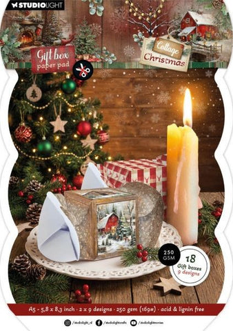 Cottage Christmas - Giftbox Paper Pad - Christmas Cracker