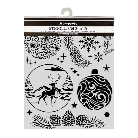 Christmas Balls - Stencil