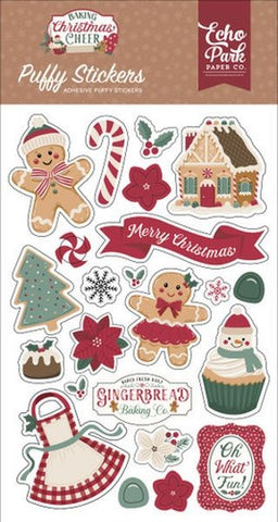 Baking Christmas Cheer - Puffy Stickers
