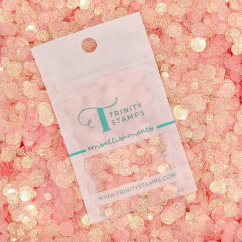 Sparkle Spots Confetti Embellishments - Pink