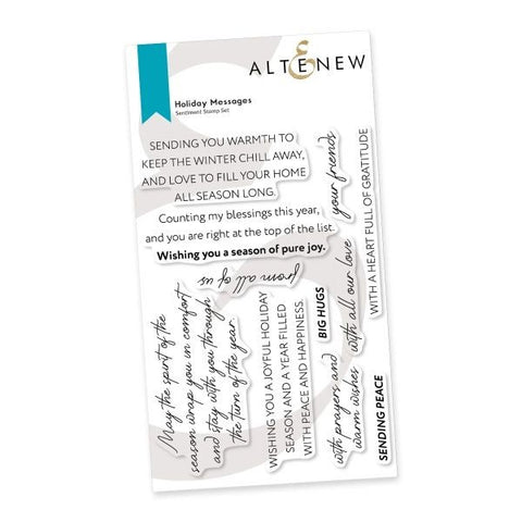 Holiday Messages - Clear Stamps
