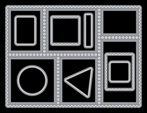 Diamond Postage Collage Dies