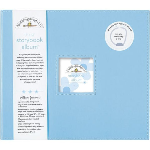 12x12 Storybook Album - Bubble Blue