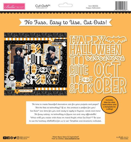 Boo to You - Cut Outs - Happy Halloween