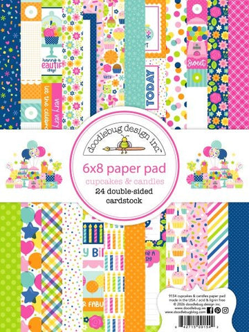 Cupcakes & Candles - 6x8 Paper Pad
