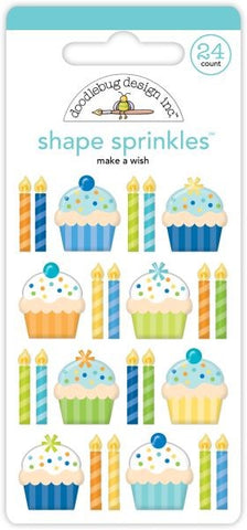 Balloons & Banners - Make a Wish Shape Sprinkles