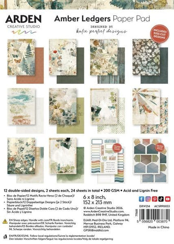 Amber Ledgers - 6x8 Paper Pad