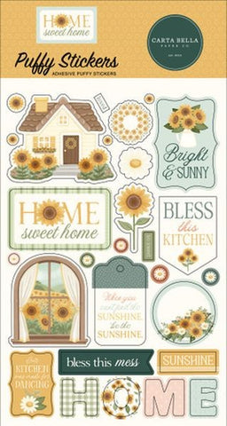 Home Sweet Home - Puffy Stickers