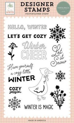 Silly Goose Winter - Clear Stamps - Winter Cheer