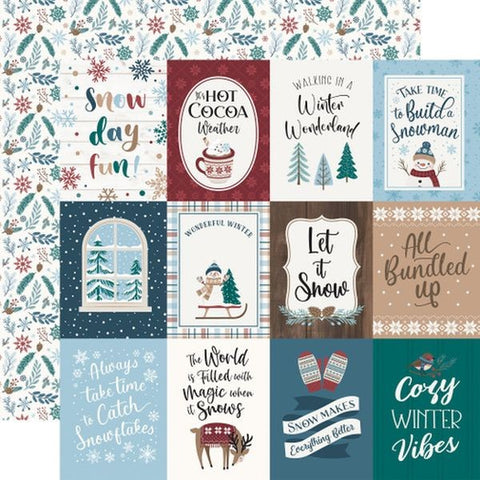 Wonderful Winter Days - 3x4 Journaling Cards