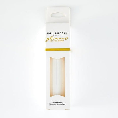 Glimmer Hot Foil Roll - Opaque White