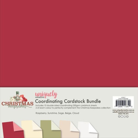 Christmas Keepsakes - Coordinating Cardstock Bundle