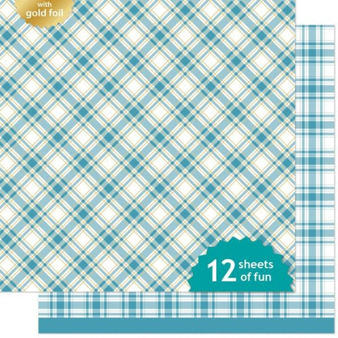 Let it Shine Holiday Plaids - Frosted Flurries