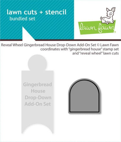 Gingerbread House - Reveal Wheel Drop Down Add On - Dies