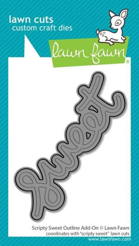 Scripty Sweet Outline Add On Die