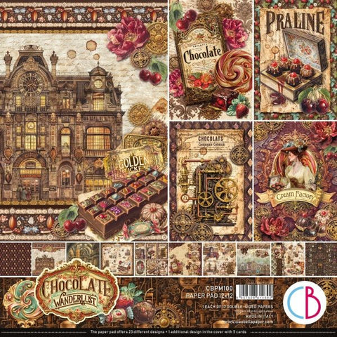 Chocolate Wanderlust - 12x12 Paper Pad