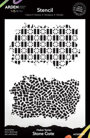 Maker Series - Stencil - Stone Gate