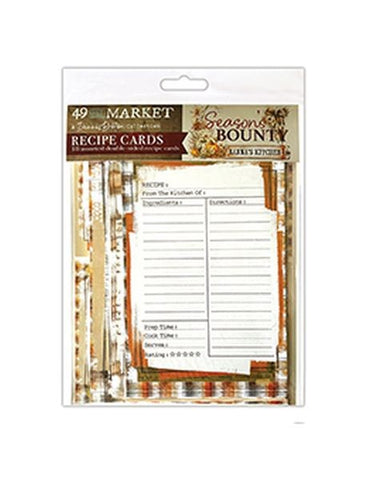 Season's Bounty - Recipe Cards