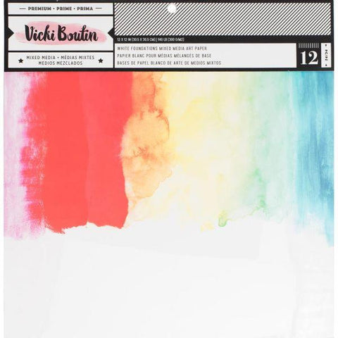 Mixed Media Foundations Paper - 12x12 Paper Pad