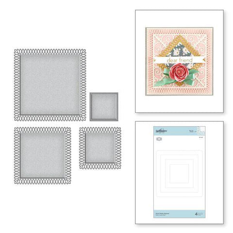 Picot Petite Squares DIes