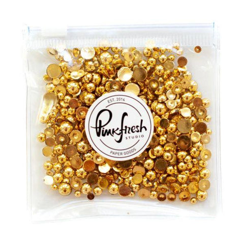Metallic Pearls - Gold