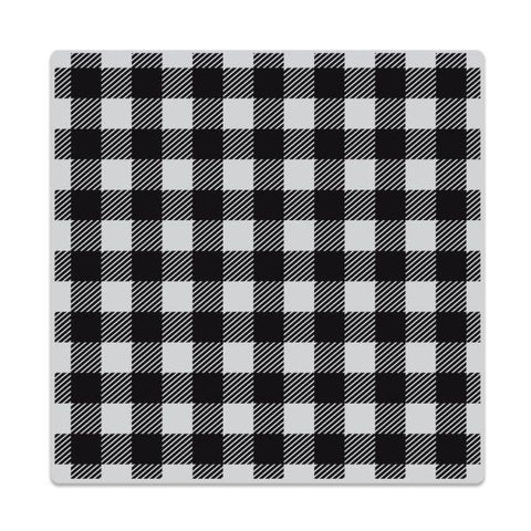 Cling Stamps - Bold Prints - Buffalo Check