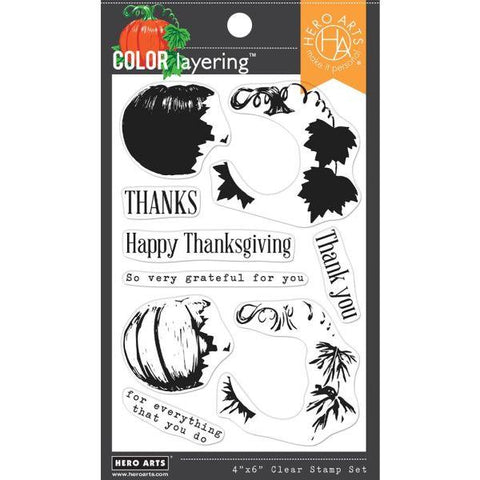 Color Layering Stamps - Pumpkin