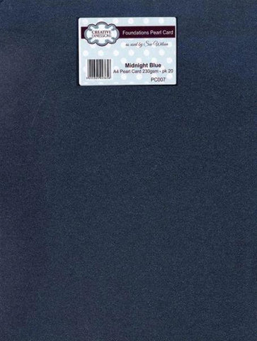 Foundation A4 Pearl Carstock - Midnight Blue