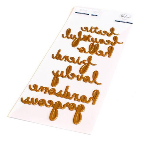 Phrase Builder:  Hello Hot Foil Plates