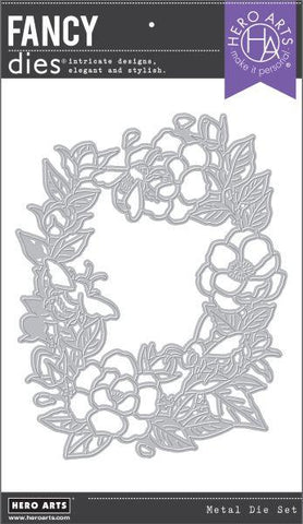Bee Florals Window Frame Die