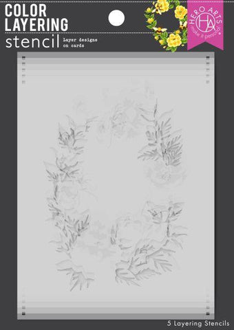 Bee Florals - Layering Stencils