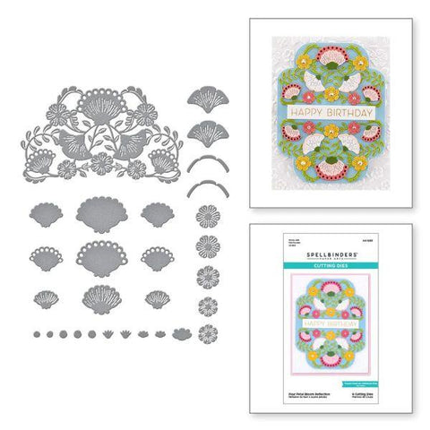 Four Petal Collection - Four Petal Bloom Reflection Dies