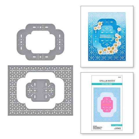 Four Petal Collection - Scrolled Punch & Pierce Plate Dies
